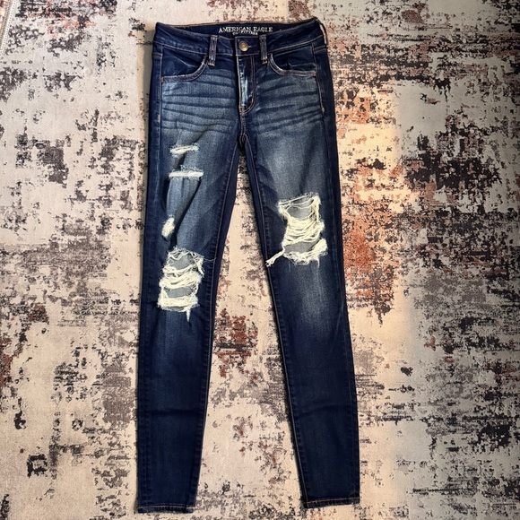 American Eagle Outfitters Denim - American Eagle Outfitters Women's Distressed Jeggings - 2 Regular